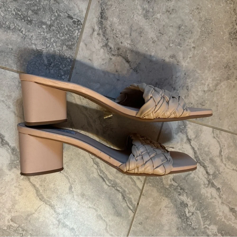 Steve Madden braided slide heels